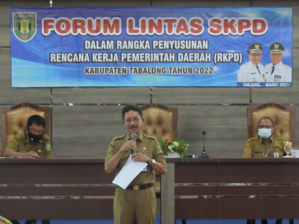 Bappeda Gelar Forum Lintas SKPD Penyusunan RKPD Tahun 2022