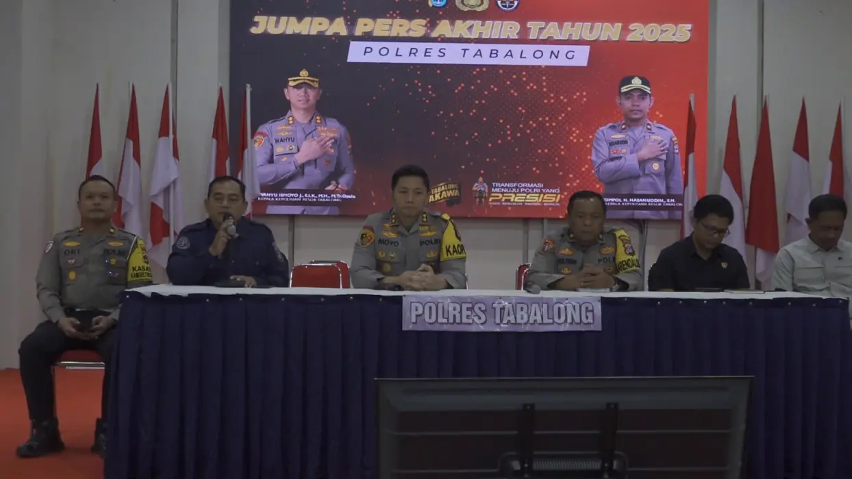 Kamtibmas Tabalong Kian Kondusif, Kasus Kriminalitas 2025 Turun Signifikan