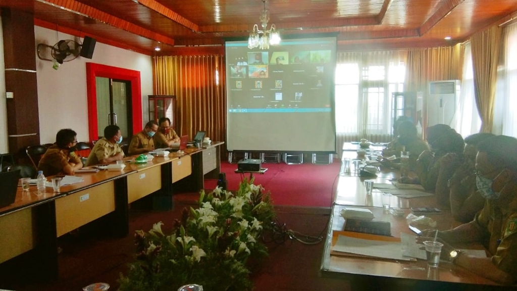 Bappeda Provinsi Kalsel Laksanakan Fasilitasi Rancangan Perkada Tentang Perubahan RKPD Kabupaten Tabalong Tahun 2020