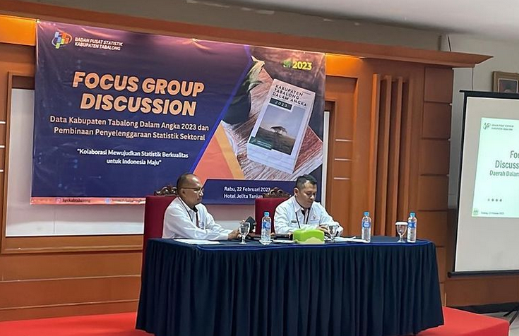 Forum Grup Discussion Discuccion Data Kabupaten Tabalong dalam angka 2023 dan pembinaan penyelenggaraan Statistik Sektoral