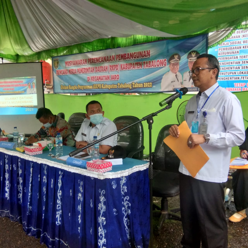 Kecamatan Jaro Mengawali Musrenbang RKPD 2022 di Kecamatan