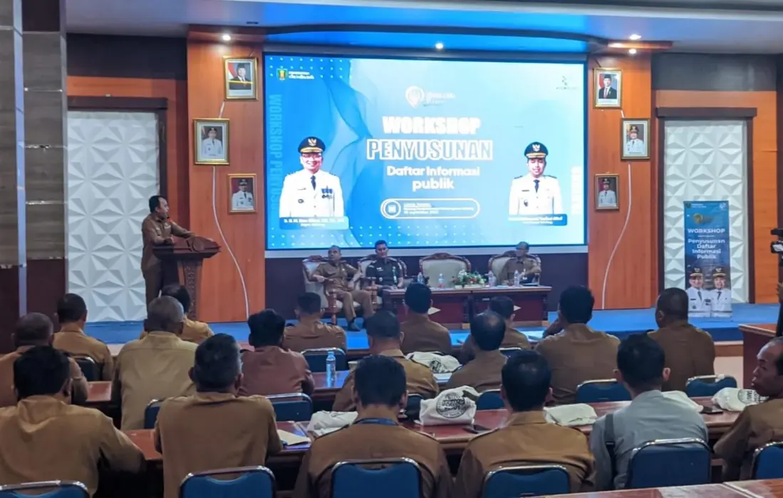 Diskominfo Tabalong Gelar Workshop Penyusunan Daftar Informasi Publik, Habib Taufan: Sajikan Secara Transparan