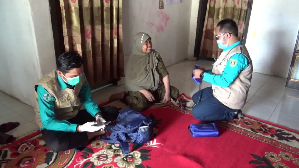 Lakukan Pendataan Dini, PKM Hikun Berikan Layanan Homecare Maksimal