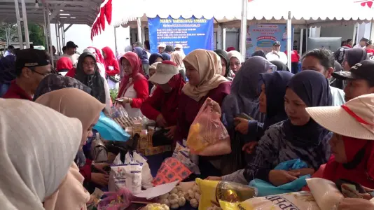 Gerakan Pangan Murah Tabalong, Ribuan Warga Serbu Stand Sembako