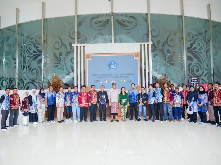 Diskominfo Tabalong Lakukan Kunjungan Press Tour Branding ke Diskominfo Kabupaten Badung