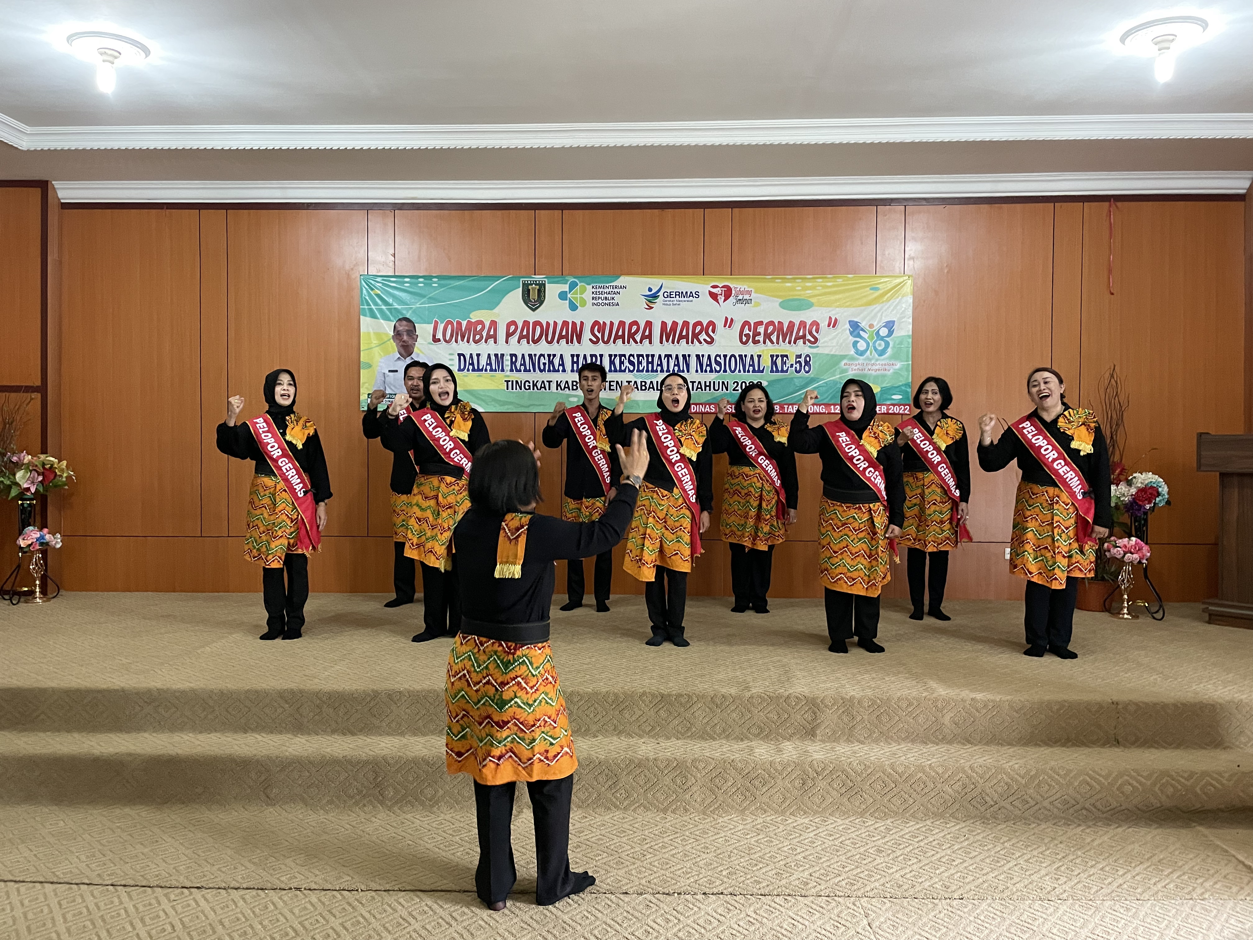Lomba Paduan suara Mars "GERMAS" Hari Kesehatan Nasional Ke 58