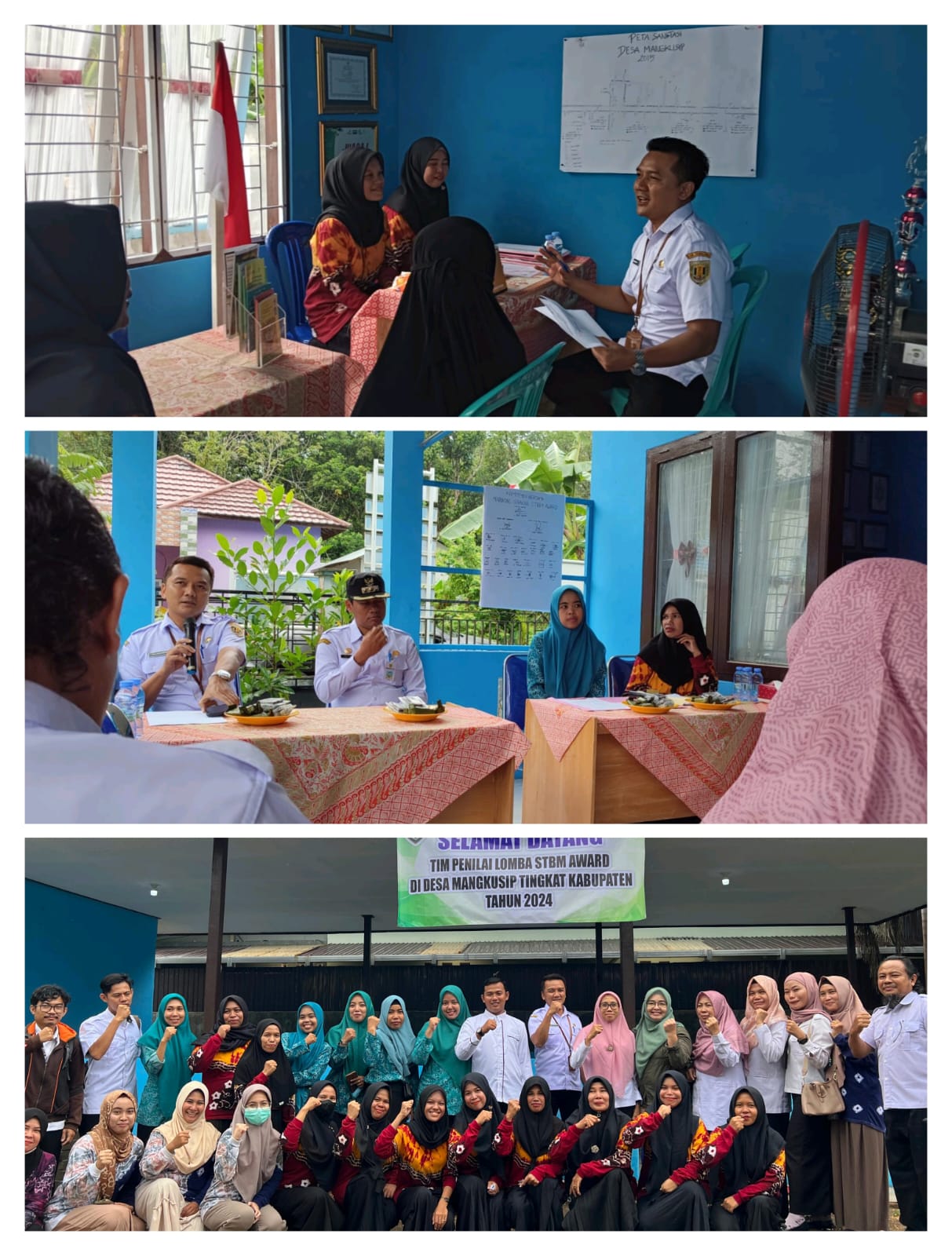 penilaian STBM Award desa Mangkusip