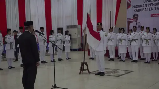 Jelang 17 Agustus, 40 Anggota Paskibraka Tabalong Resmi Dikukuhkan