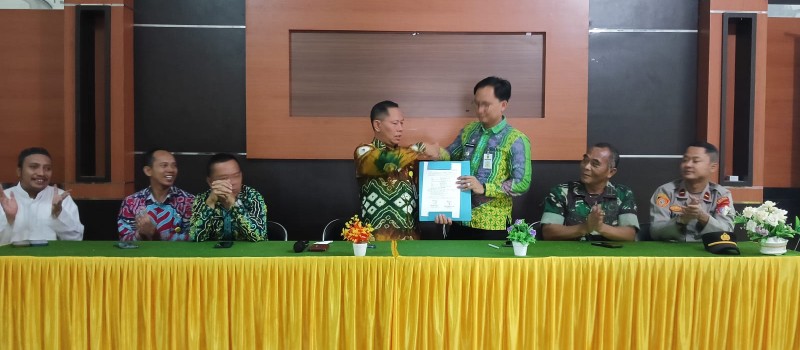 Serah Terima Jabatan Camat Haruai Tahun 2024