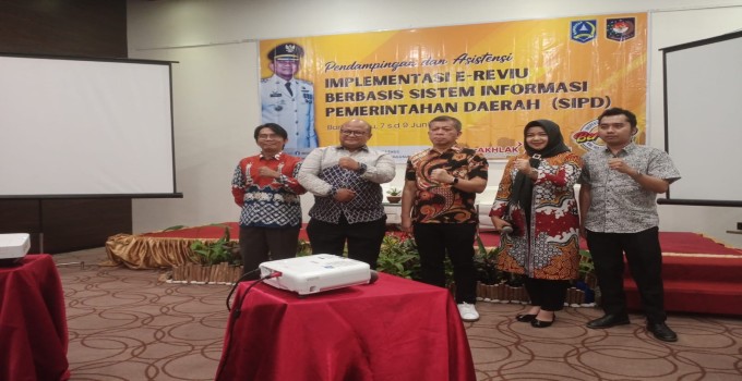Inspektorat Tabalong Ikuti Pendampingan dan Asistensi E-Reviu Berbasis SIPD
