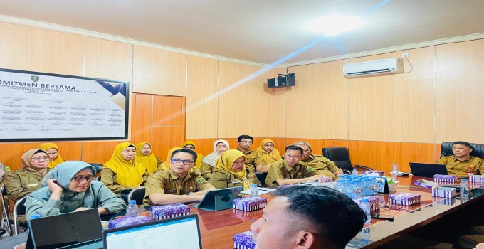 Rakor Evaluasi SKPD Pengampu Pelayanan Publik oleh Inspektorat Daerah