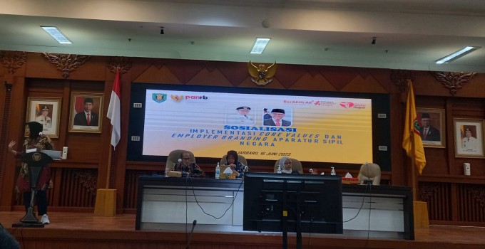 Sosialisasi Implementasi Core Values dan Employer Branding ASN