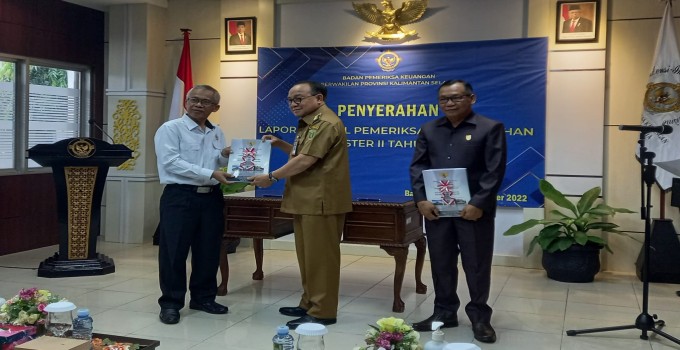Bupati Tabalong terima LHP Kepatuhan Atas Belanja Daerah TA 2022