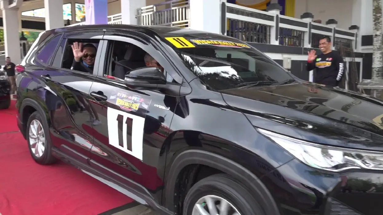 Bupati Tabalong Ikut Fun Rally! Jelajahi Destinasi Wisata di Kejurnas Rally 2025
