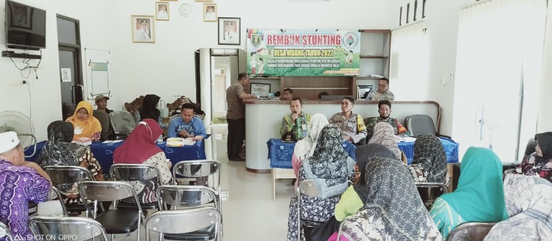 Rembuk Stunting di Desa Muang