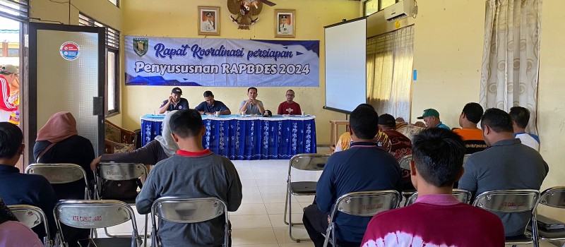 Rapat Koordinasi Persiapan Penyusunan RAPBDES 2024