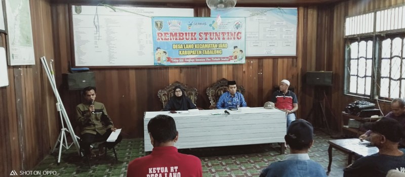 Rembuk Stanting di Desa Lano