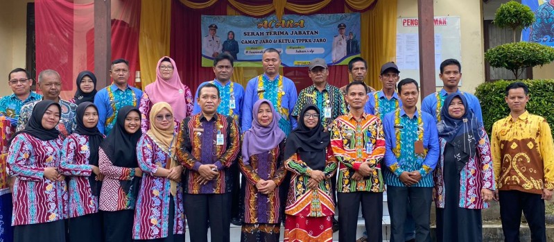 SERTIJAB dan Pisah Sambut Camat lama kepada Camat Baru