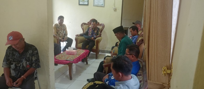 Rapat Koordinasi bersama Kepala Desa