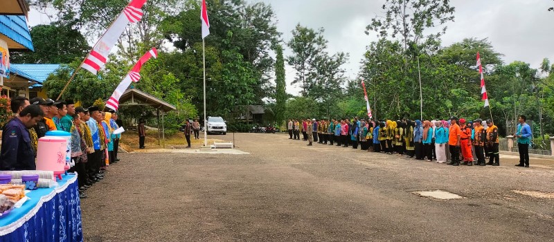 Upacara Hari Jadi ke-58 Kabupaten Tabalong Tahun 2023 di Kecamatan Jaro