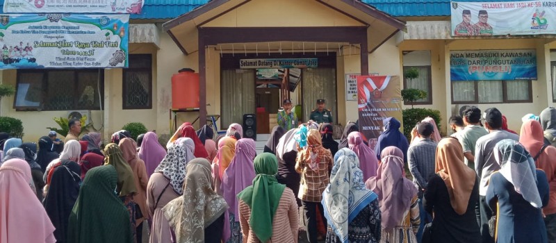Program Bantuan BLT - Minyak Goreng oleh TNI Tahunn 2022 (Kodim 1008/Tabalong)