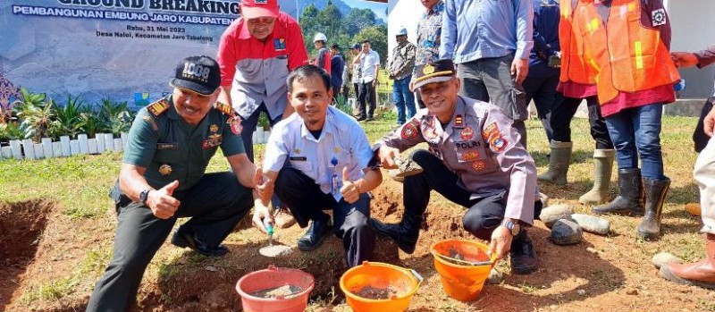 GROUND BREAKING Pembangunan Embung Jaro Kabupaten Tabalong