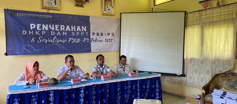Penyerahan DHKP dan SPPT PBB-P2  Tahun 2023