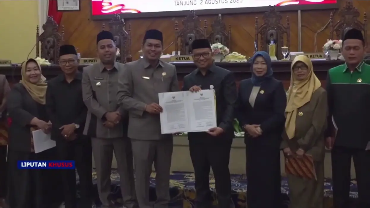 DPRD dan Bupati Tabalong Sepakati KUA-PPAS Tabalong Tahun 2026 Sebesar Rp3,3 T