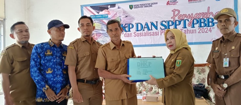 Sosialisasi PBB-P2 Tahun 2024 Sekaligus Penyerahan DHKP dan SPPT PBB-P2