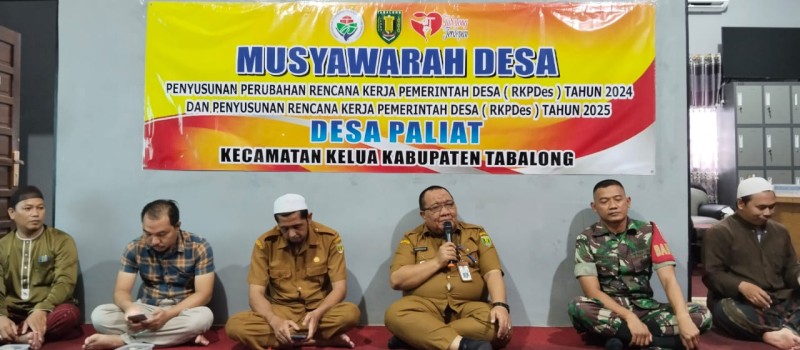 MusDes RKP Perubahan Tahun 2024 di Desa Paliat