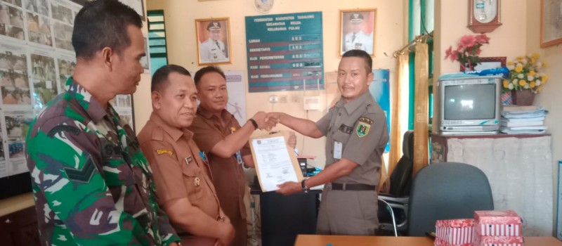Serah Terima Jabatan Lurah Pulau