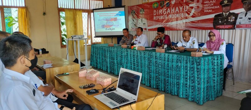 Rapat Koordinasi Pembinaan Sosial Kemasyarakatan dan Keagamaan Unit Pengumpulan Zakat (UPZ)