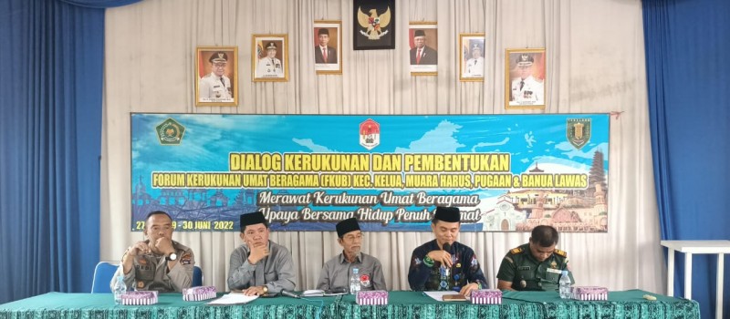 Dialog Kerukunan dan Pembentukan Forum Kerukunan Umat Beragama (FKUB)