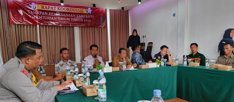 Rapat Koordinasi Tahapan Pelaksanaan Kampanye Pemilihan Umum Tahun 2024
