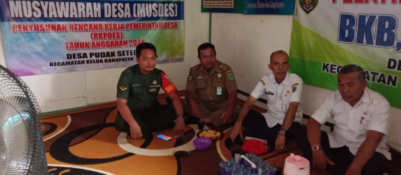 Musyawarah Desa Penyusunan Rencana Kerja Pemerintah Desa Tahun Anggaran 2024 (Desa Pudak Setegal)