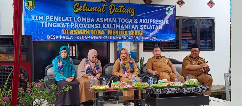 Penilaian Lomba Asman Toga dan Akupresur Tingkat Provinsi Kalimantan Selatan di Asman Toga "Menuju Sehat"