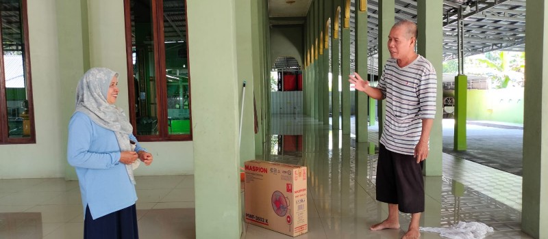 Silaturahmi dengan Kaum Masjid Terkait Latihan Peserta MTQ