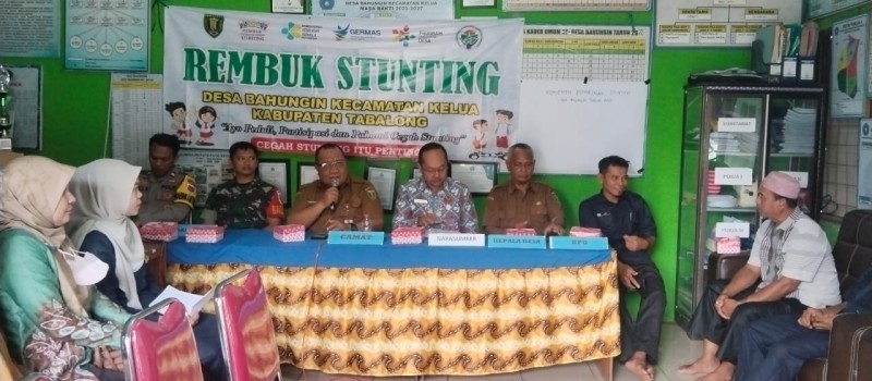 Rembuk Stunting Desa Bahungin