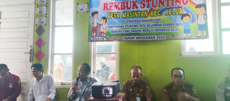 Rembuk Stunting Desa Masintan