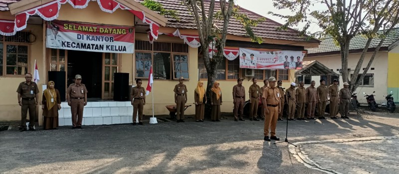 Apel Pagi Gabungan Lingkup Pemkab Tabalong 14 Agustus 2023