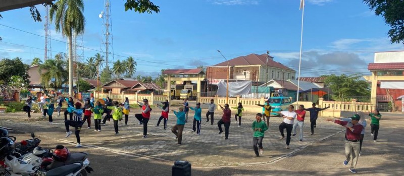 Senam Lansia Memeriahkan Peringatan HUT Lansia Ke 27 Tahun 2023