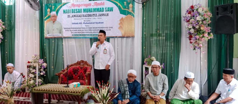 Peringatan Maulid Nabi Besar Muhammad SAW di Langgar Raudhatul Jannah