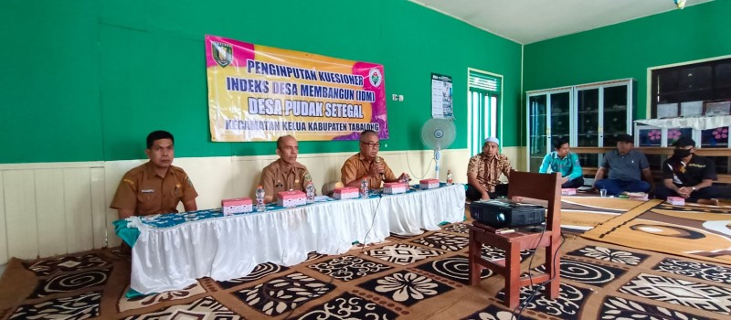 Penginputan Kuesioner Indeks Desa Membangun (IDM) Desa Pudak Setegal