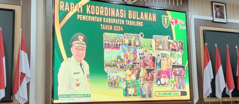 Rapat Pertemuan Bulanan Pemerintah Kabupaten Tabalong