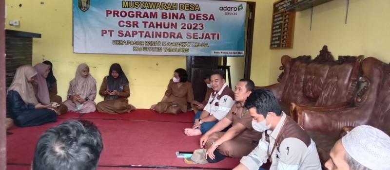 Program Bina Desa CSR Tahun 2023 (Desa Pasar Panas)