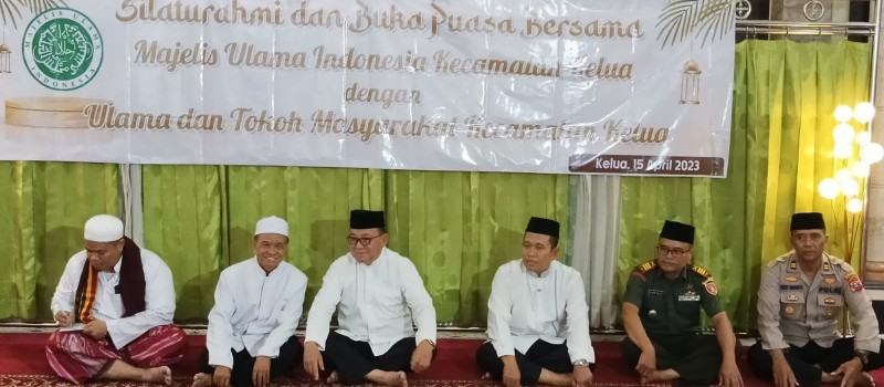 Silaturahmi dan Buka Puasa Bersama Majelis Ulama Indonesia Kecamatan Kelua dengan Ulama dan Tokoh Masyarakat Kecamatan Kelua