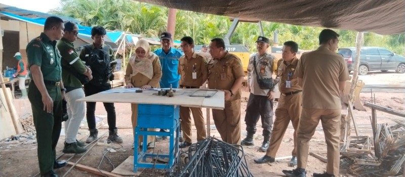 Peninjauan Ibu Pj. Bupati Tabalong Terkait Pembangunan Rumah Sakit Kelua, Kantor Kecamatan Kelua dan Stadion Mini Kecamatan Kelua