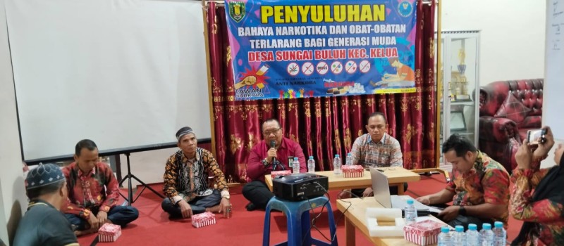 Penyuluhan Bahaya Narkotika dan Obat-Obatan Terlarang Bagi Generasi Muda Desa Sungai Buluh