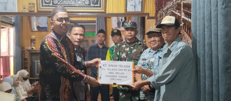 Serah Terima Bantuan Ternak Itik Kelompok Tani Sinar Telaga