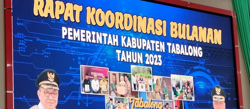 Rapat Koordinasi Bulanan Pemerintah Kabupaten Tabalong Tahun 2023
